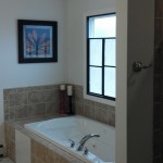 completed window and tub